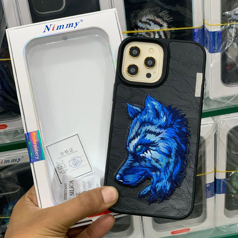 Premium Blue Wolf Phone Case