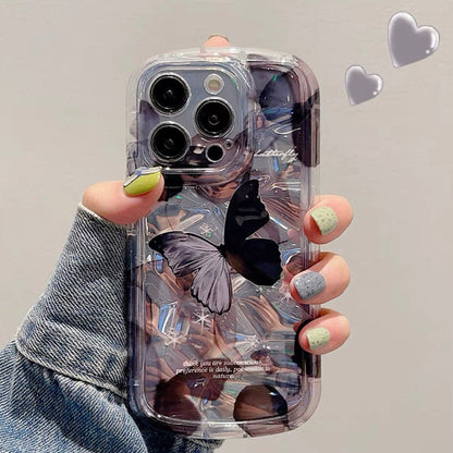 Premium 3D Ice Butterfly Phone Case