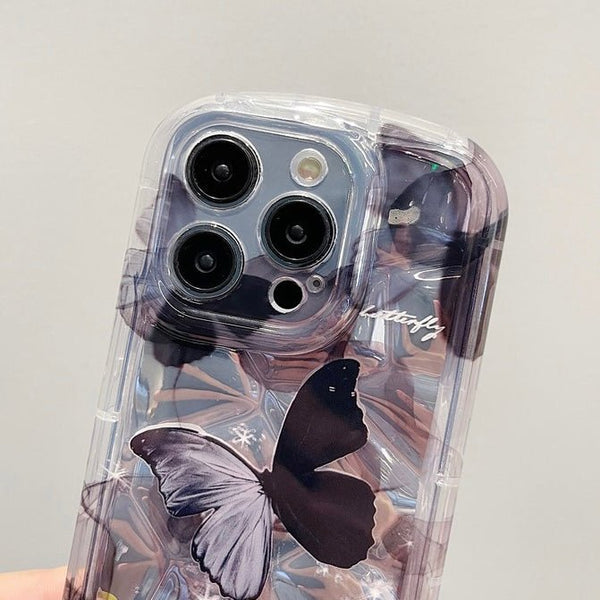 Premium 3D Ice Butterfly Phone Case