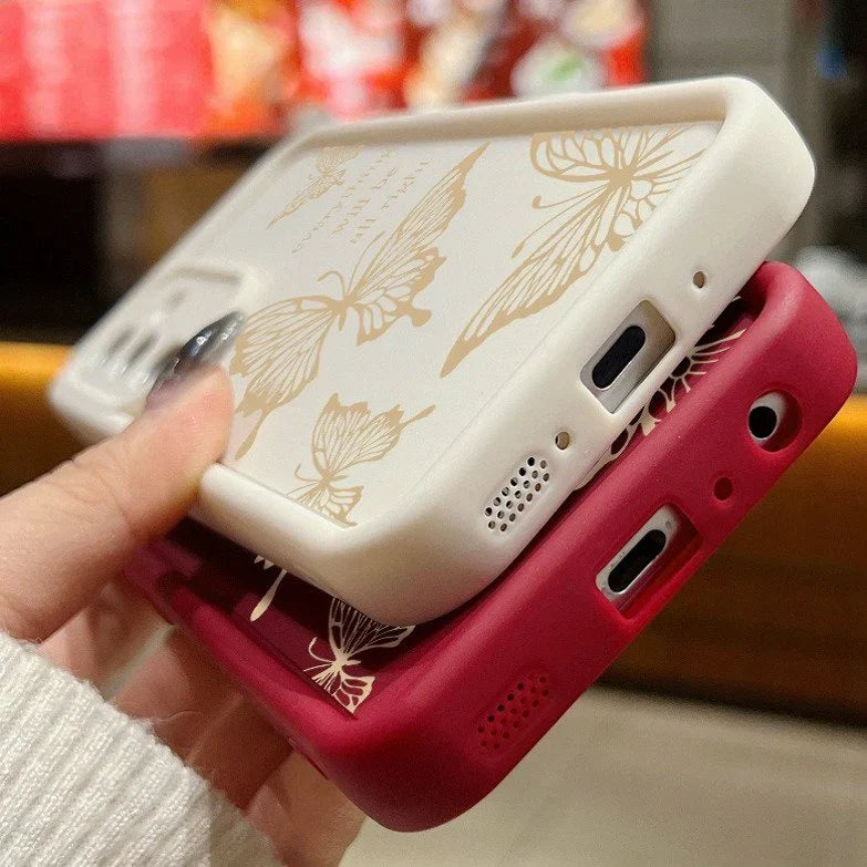 Pen-Stroke Butterfly Case For Samsung