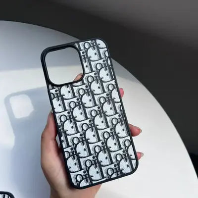 Light Dior Leather Phone Case