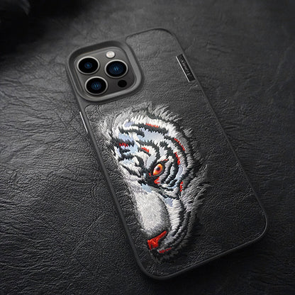 Premium SID Leather Embroidery Phone Case