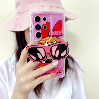 Powerpuff Sunnies Squad Cover For Samsung S24 Ultra.