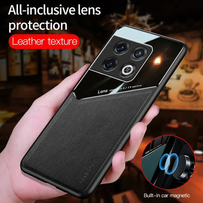 Luxe Guard Hard Pc Leather Case - Oneplus