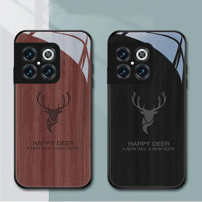 Rustic Wood Deer Grain Pattern Case For Oneplus  Premium Protective Cover.