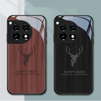 Rustic Wood Deer Grain Pattern Case For Oneplus  Premium Protective Cover.