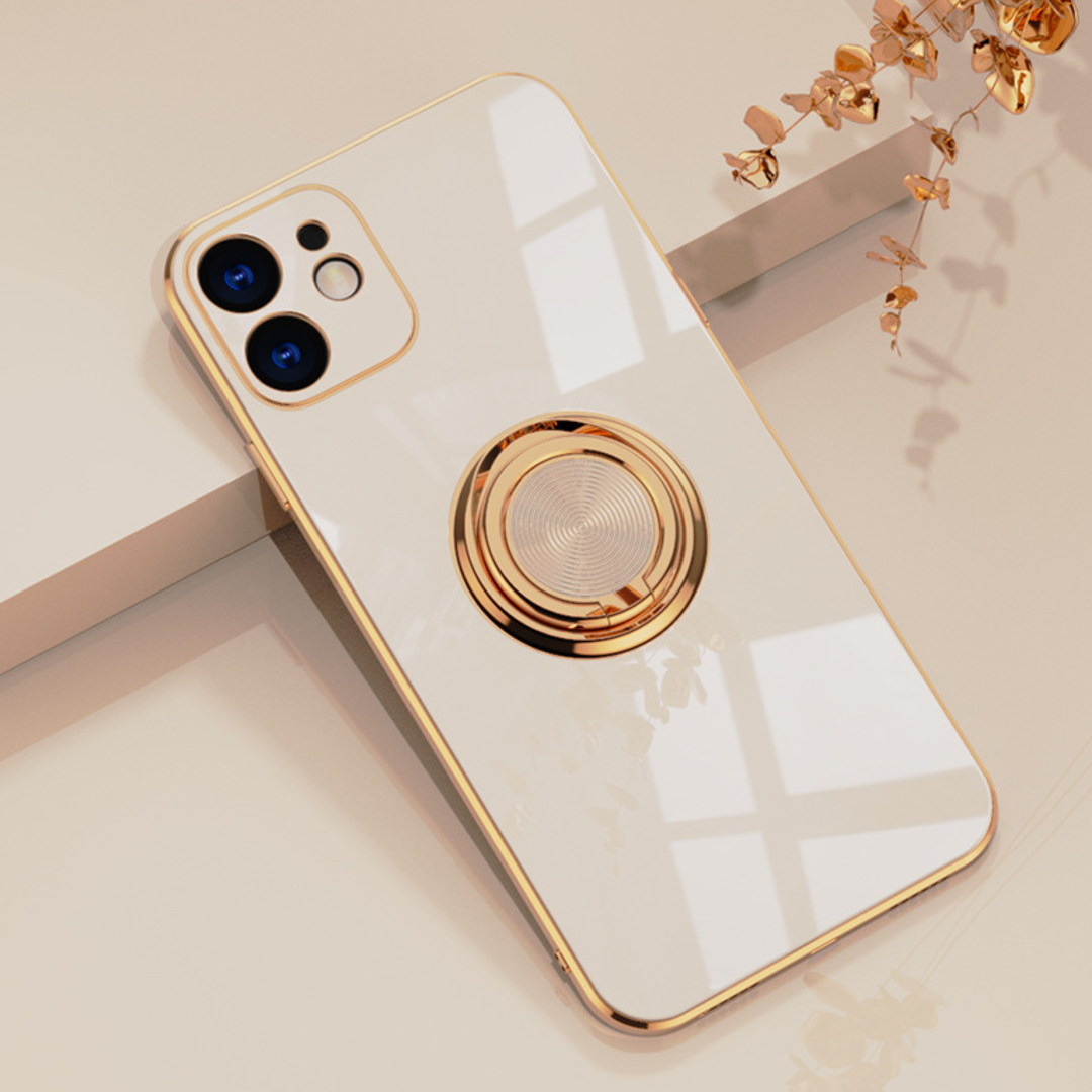 Gold Plating Metallic Ring Case