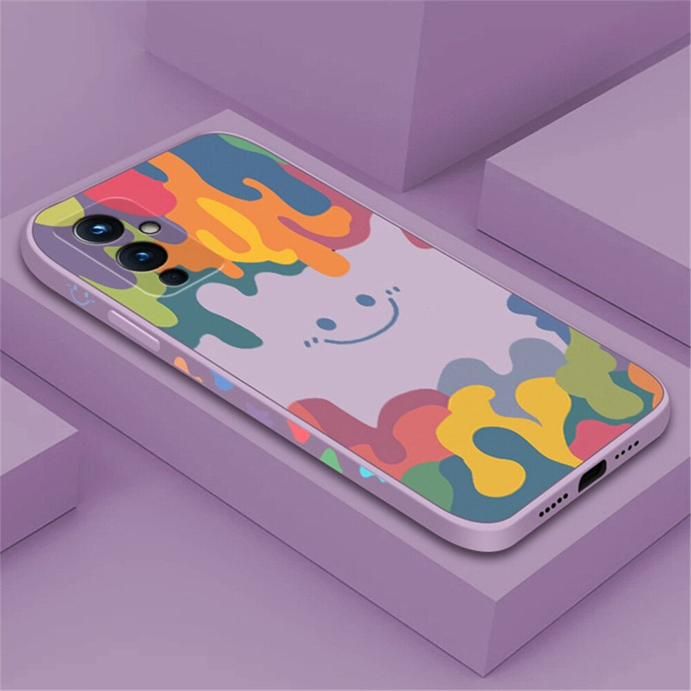 Artistic Cute Smiley Watercolor Case