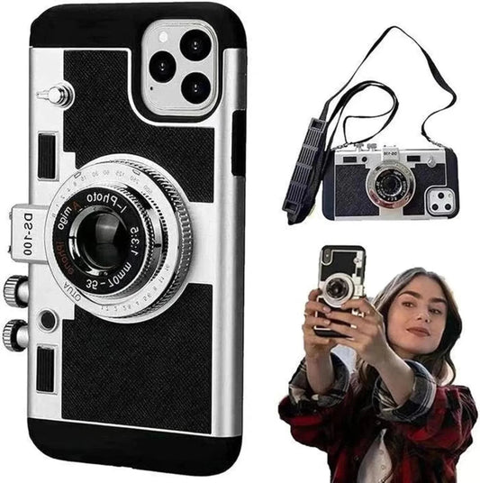 3D Metal Camera Style Iphone Case & Cover.