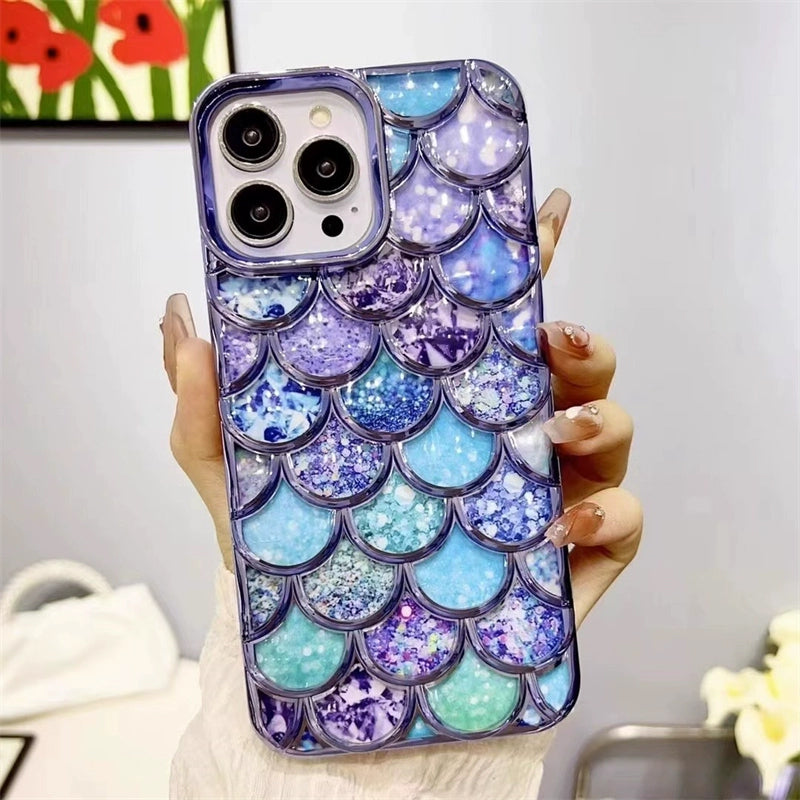 Luxury Glitter Mermaid Design Case