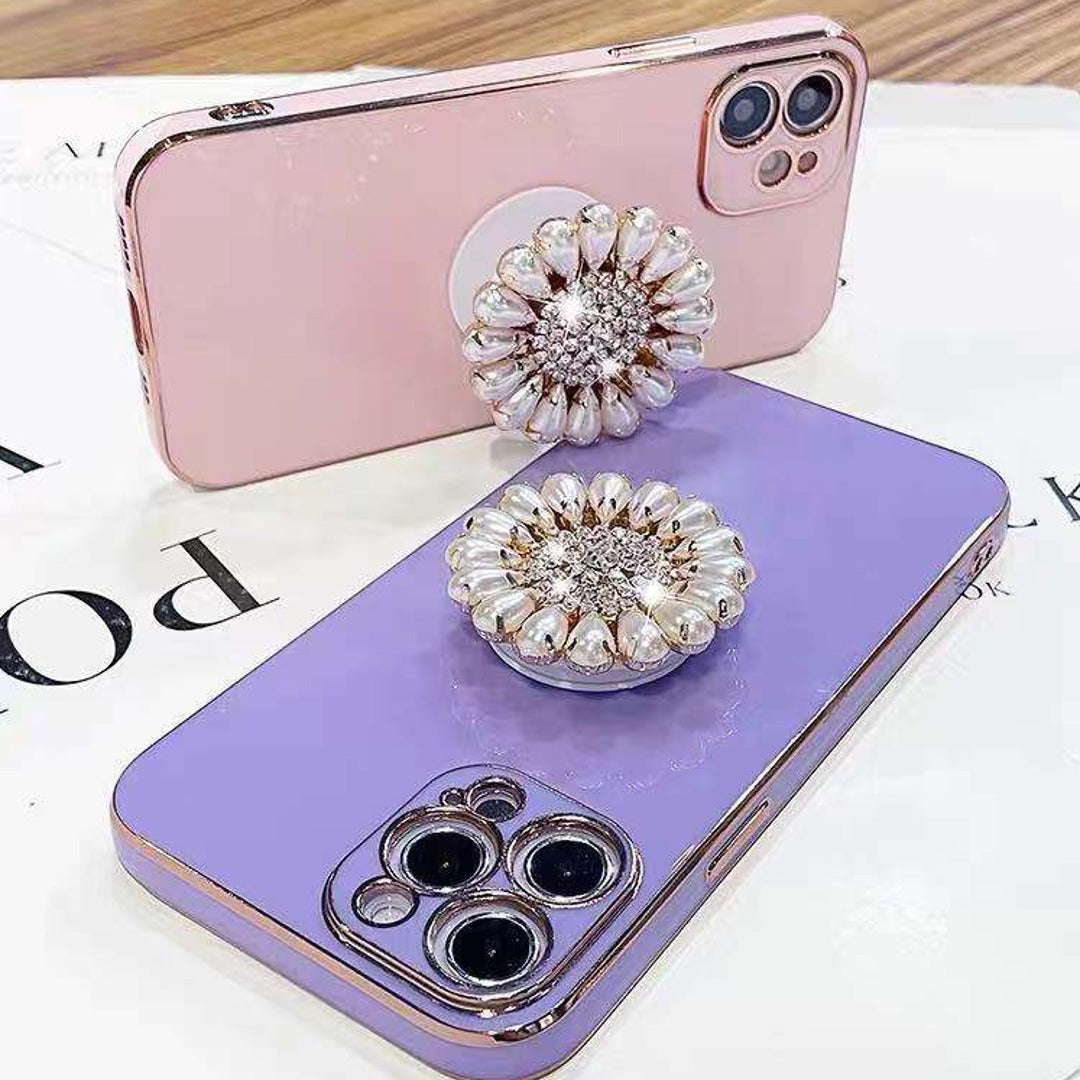 Gold Plating Phone Gripper Case