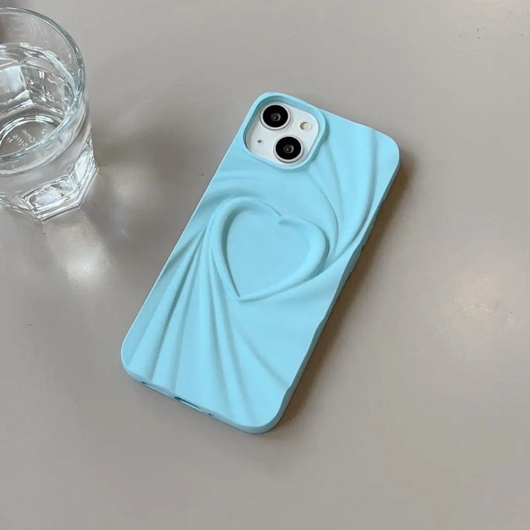 Heart Embossed Phone Case