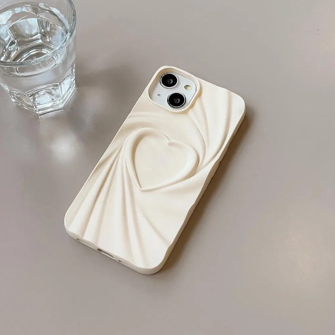 Heart Embossed Phone Case