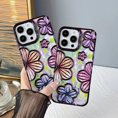 Painted Bloom Prism Glitter Phone Case