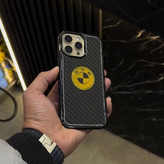 Real Carbon Fiber BMW Phone Case