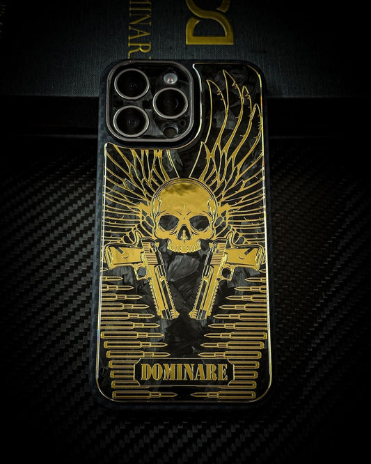 Carbon Fiber Skull Adid Phone Case