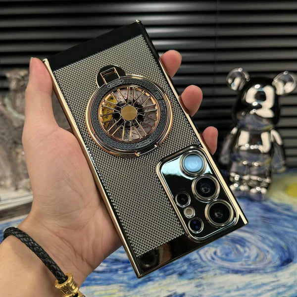 Scorpio wheel Rotating Stand Case for Samsun *⚡Hot Selling*