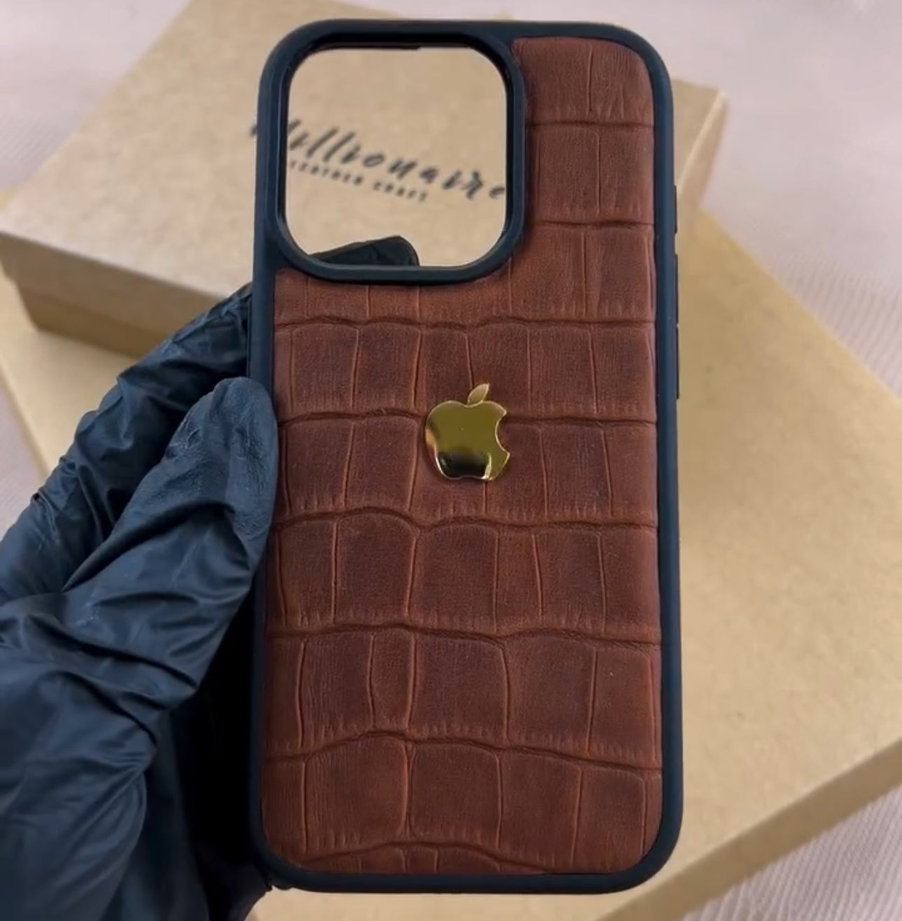 Premium Tan Emboss Phone Case