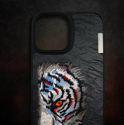 Premium SID Leather Embroidery Phone Case