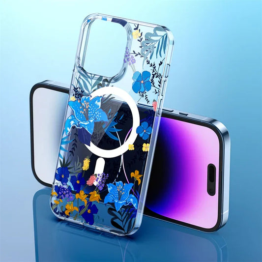 Blue garden Magsafe Phone Case