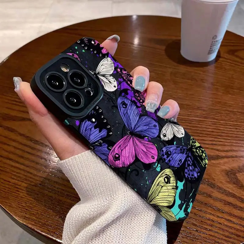 Vintage Butterfly Case with Retro Vibes