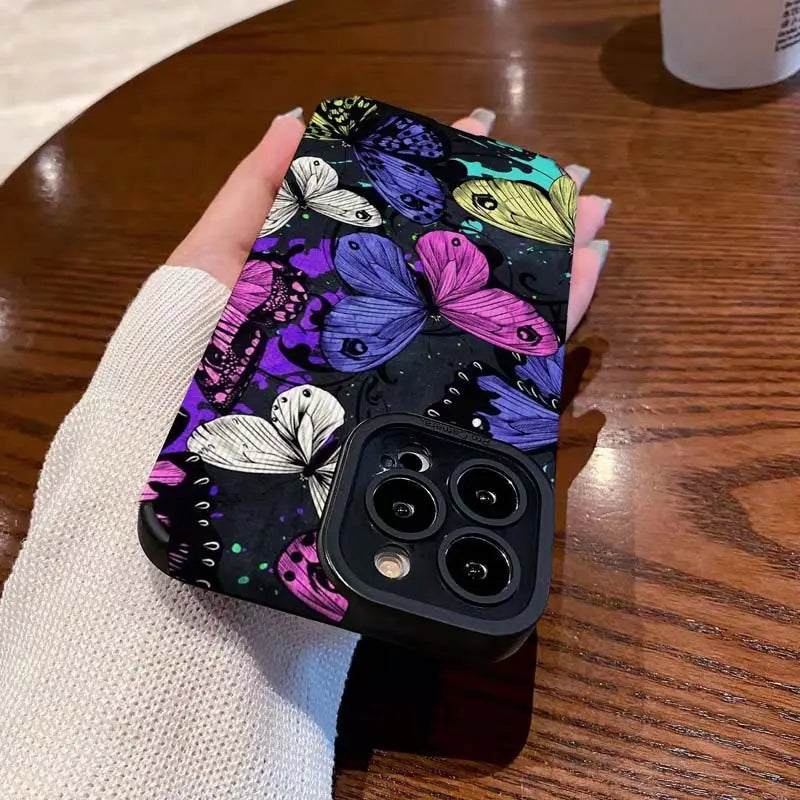 Vintage Butterfly Case with Retro Vibes