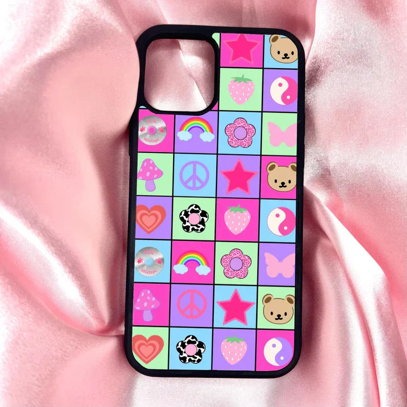 Cutie Grid Aesthetic Phone Case