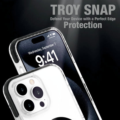 TROY SNAP Magnetic Charging Mag-Safe Compatible Case for iPhone 16 Series