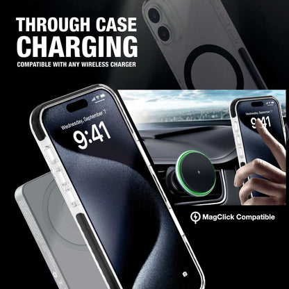 TROY SNAP Magnetic Charging Mag-Safe Compatible Case for iPhone 16 Series