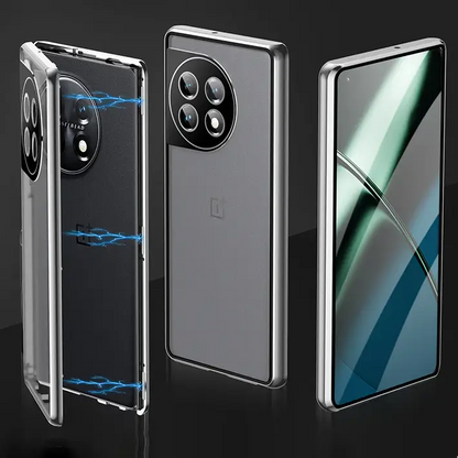 Oneplus Velocity Dual Glass Armor Metal Case.