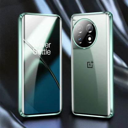 Oneplus Velocity Dual Glass Armor Metal Case.