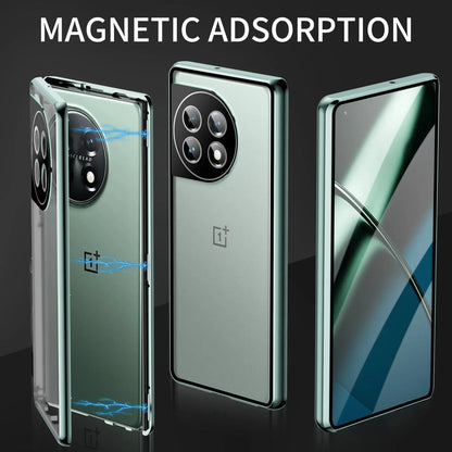 Oneplus Velocity Dual Glass Armor Metal Case.